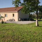 Le Gîte des Oliviers - Extérieur, parc arboré et clôturé, terrasses